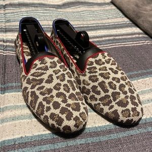 Rothy’s Mocha Spot OG Loafer 8 SHRUNKEN